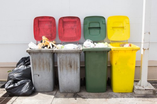 Professional waste removal services in action