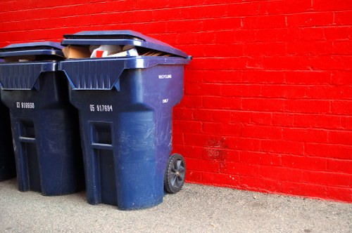 Team handling waste management operations